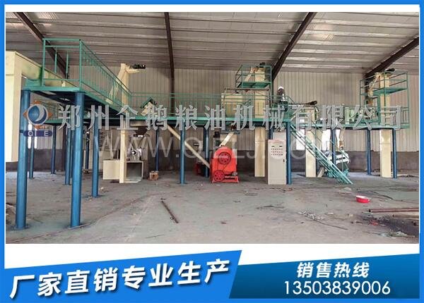 企鹅榨油机:宁夏盐池10T/D亚麻籽油压榨生产线投产(图3) 榨油机
